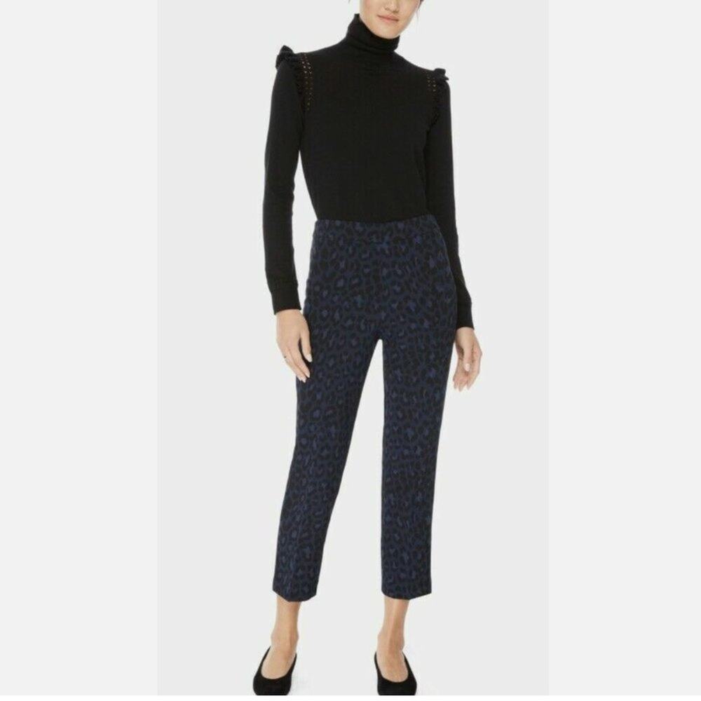 KATE SPADE Leopard Animal Print Ankle Pant